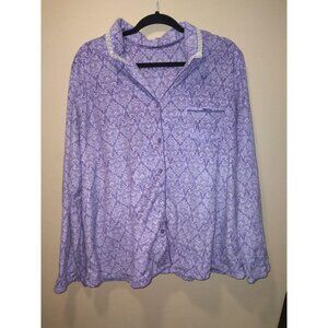 Purple long sleeve pajama top  Size XL